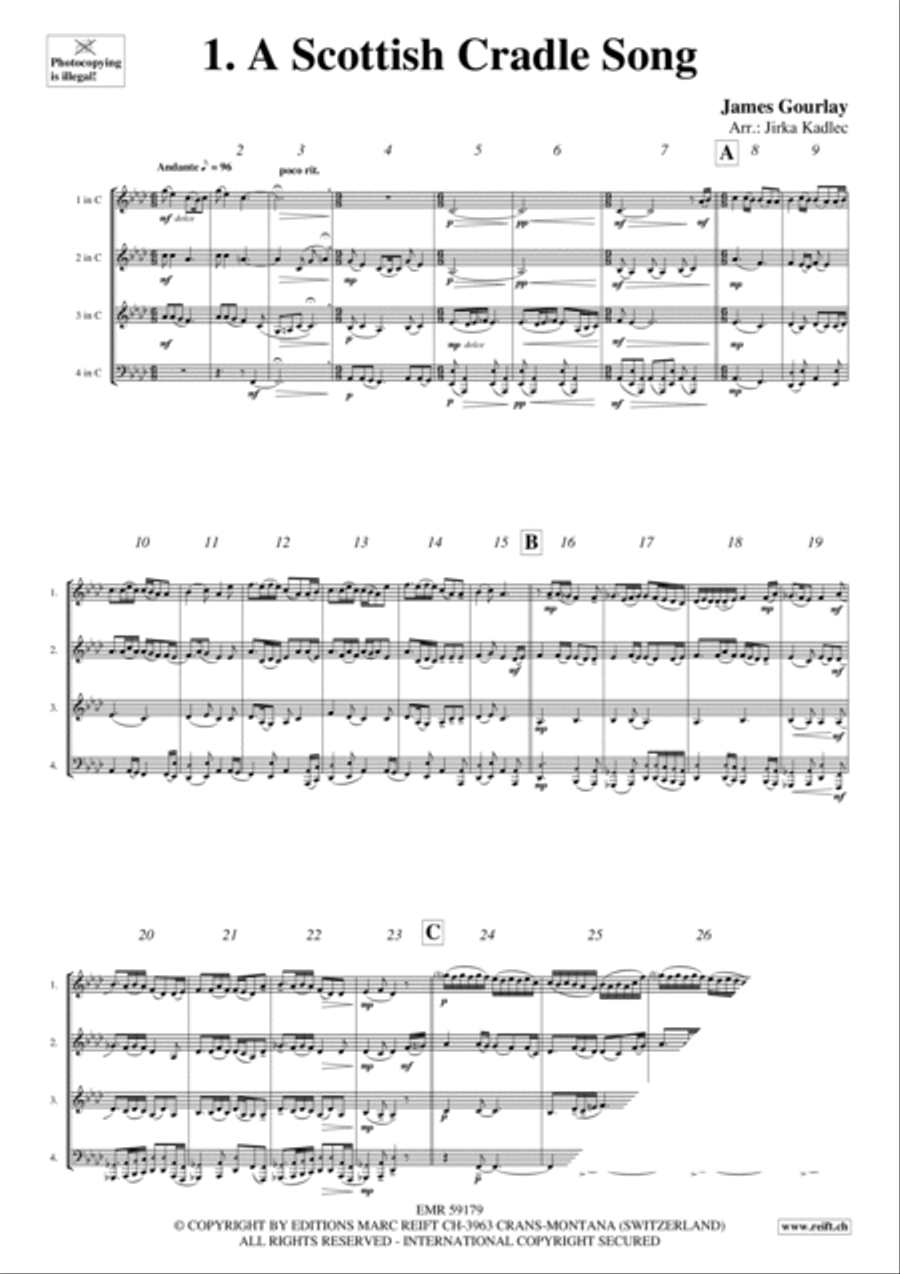 Woodwind Quartet Collection Volume 4 Woodwind Quartet scores gallery preview page 3
