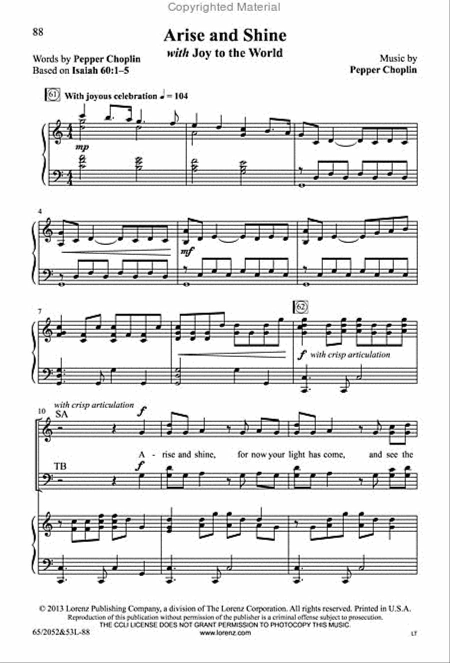 The Heart of Christmas - SATB Score with Performance CD 4-Part scores gallery preview page 21