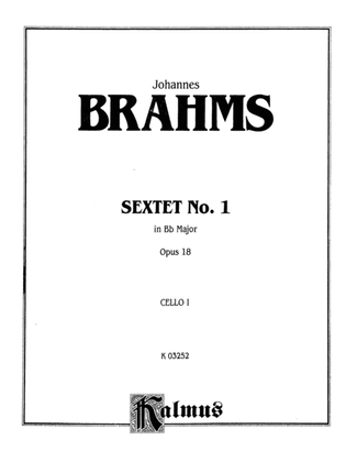 Book cover for Sextet in B-Flat Major, Op. 18: Cello