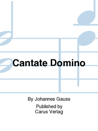 Book cover for Cantate Domino (Singet dem Herrn)