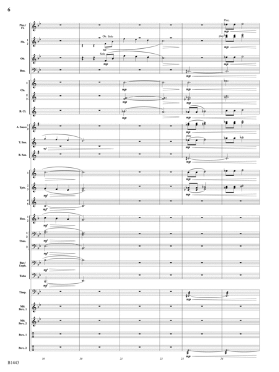 Journal for a Soldier: Score Concert Band scores gallery preview page 6