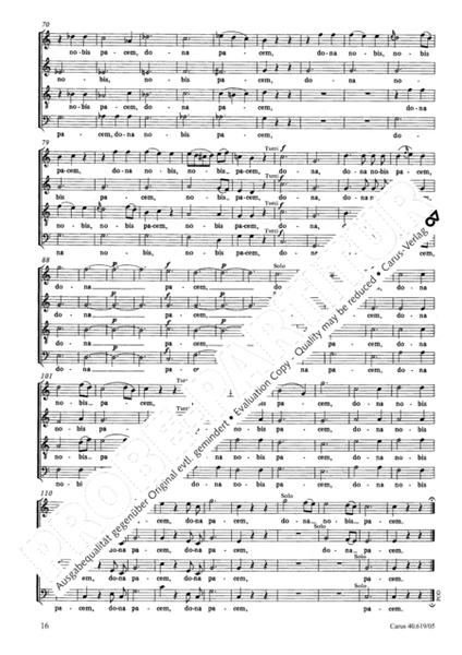 Missa solemnis in C