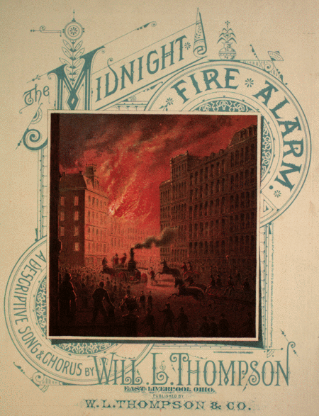 The Midnight Fire Alarm. A Descriptive Song & Chorus