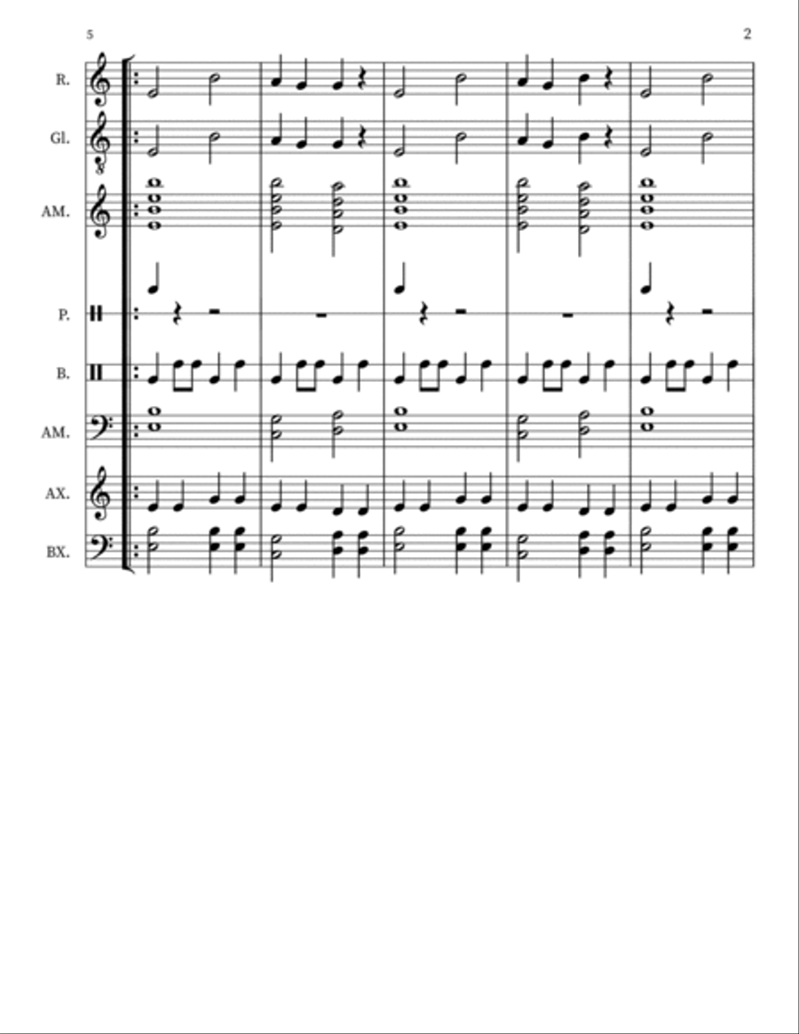 Face the Music Small Ensemble scores gallery preview page 2