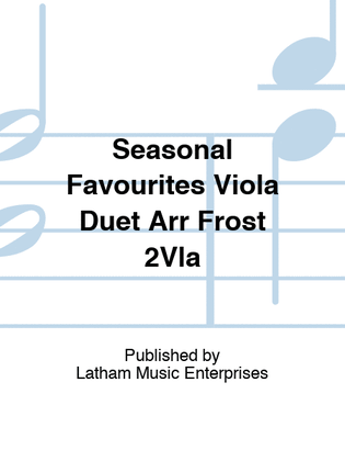 Seasonal Favourites Viola Duet Arr Frost 2Vla