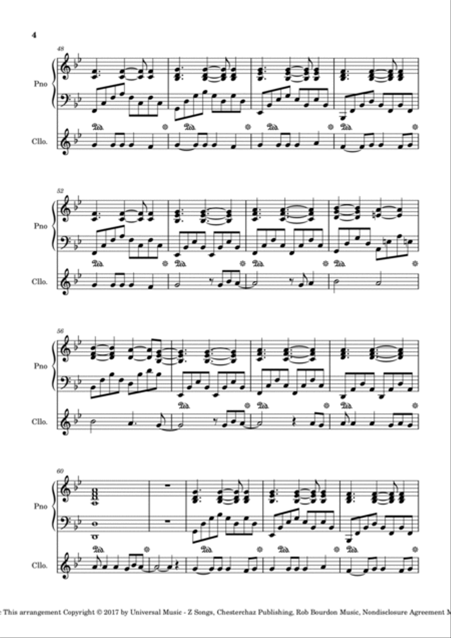Numb Piano scores gallery preview page 4