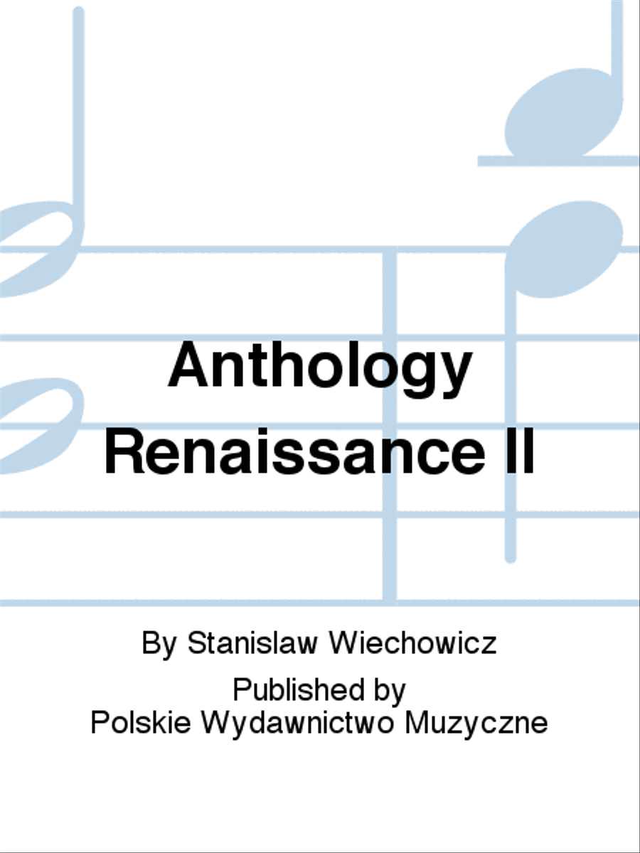 Anthology Renaissance II 4-Part scores gallery preview page 1
