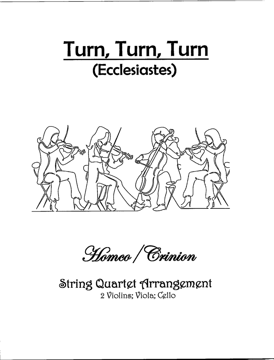 Turn! Turn! Turn! (To Everything There Is A Season) String Quartet scores gallery preview page 1