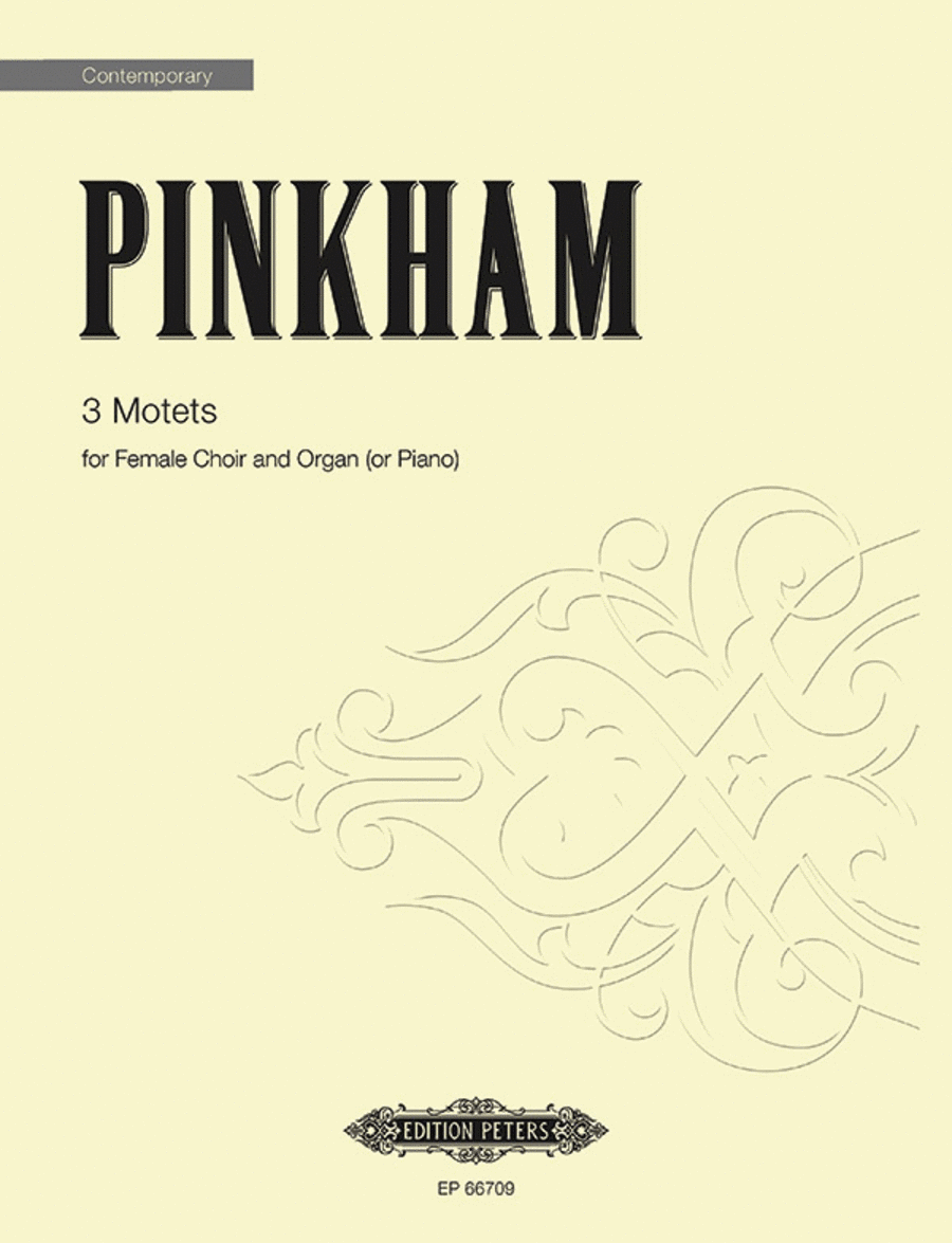 3 Motets 2-Part scores gallery preview page 1