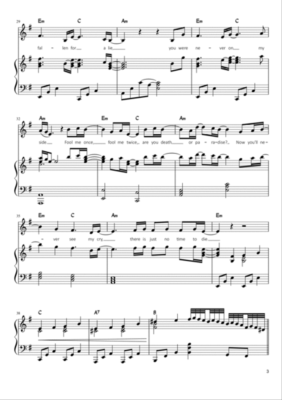 No Time To Die Voice scores gallery preview page 3