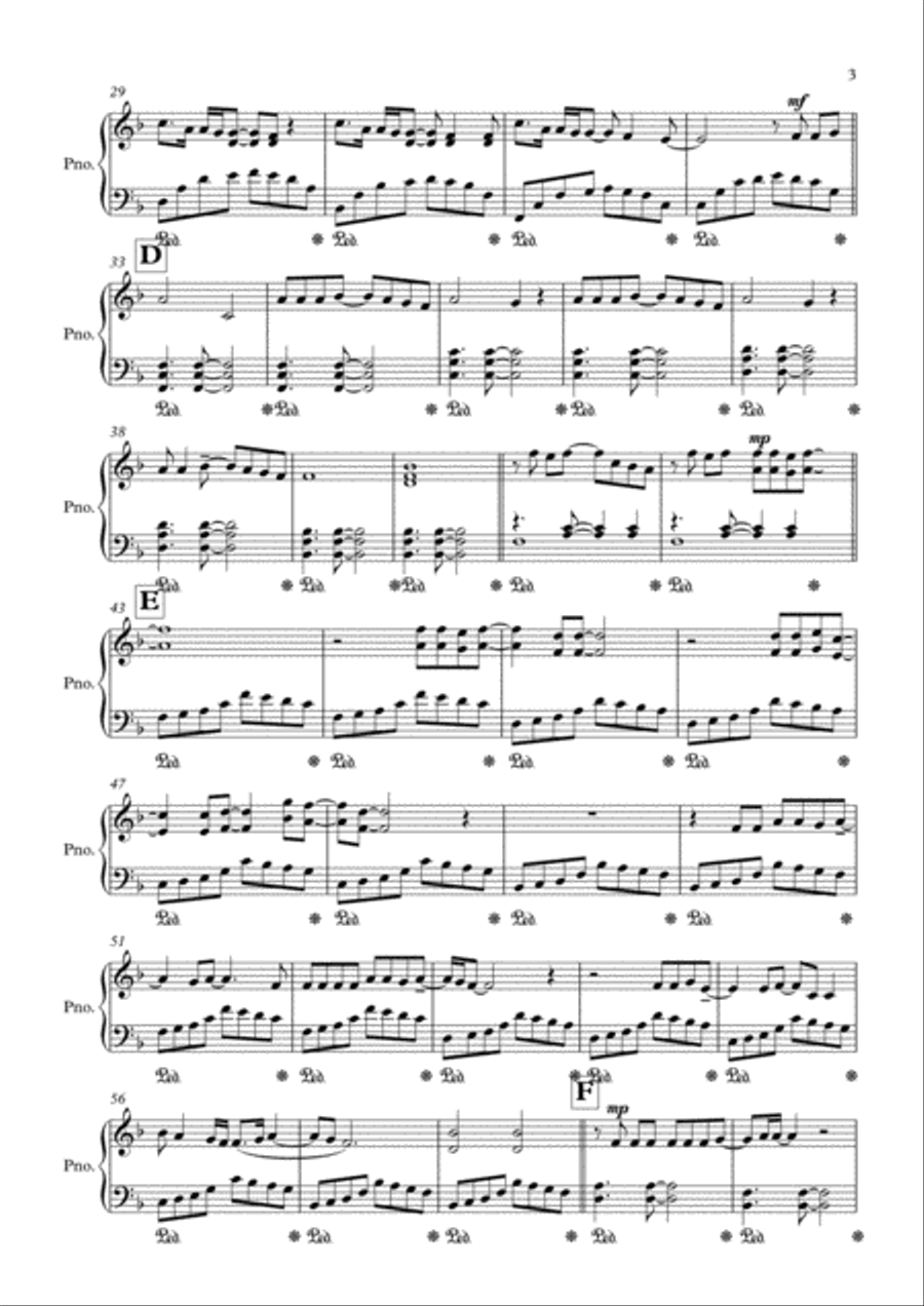 Photograph Photograph Piano Solo scores gallery preview page 3