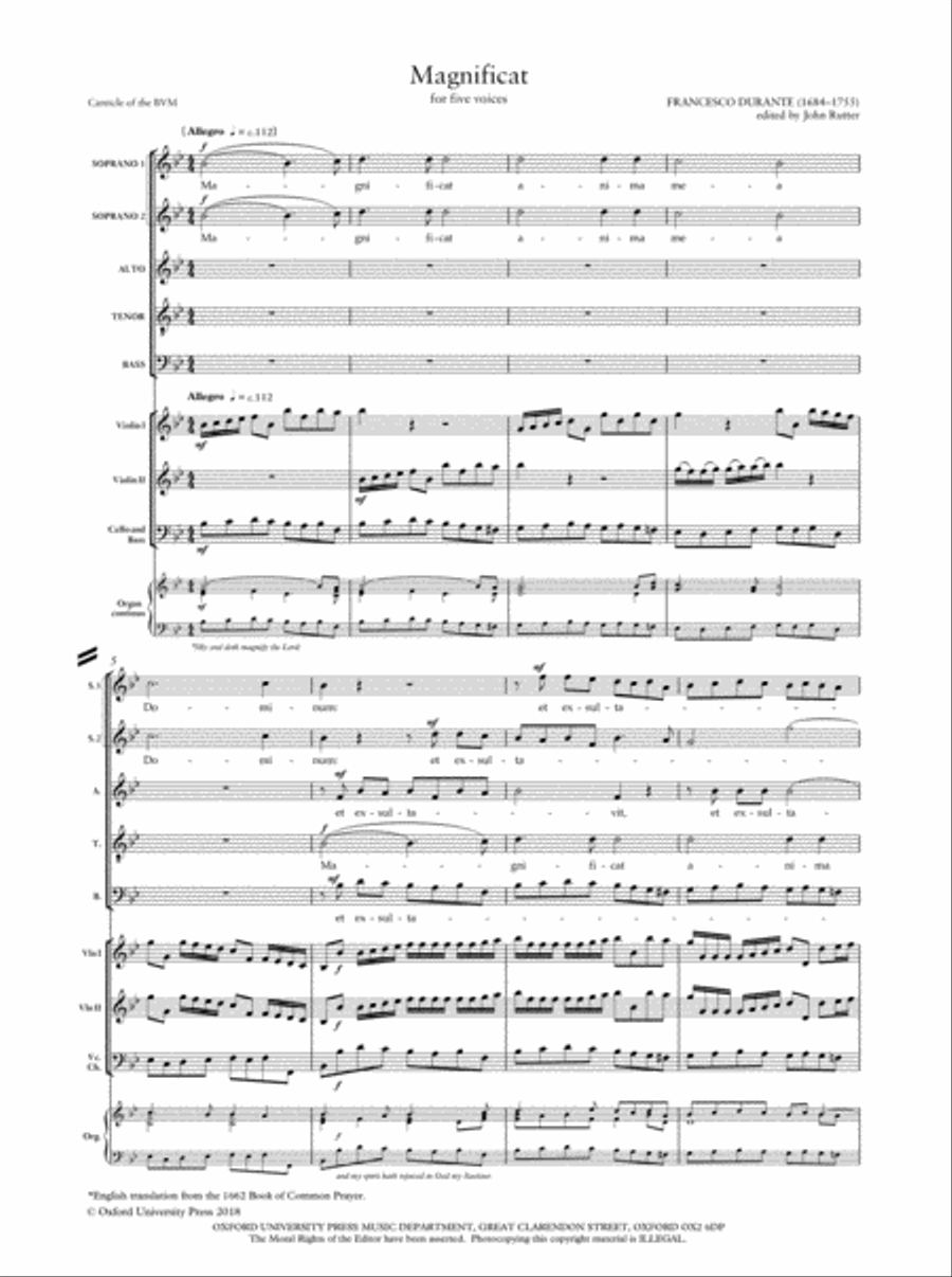 Magnificat 4-Part scores gallery preview page 2