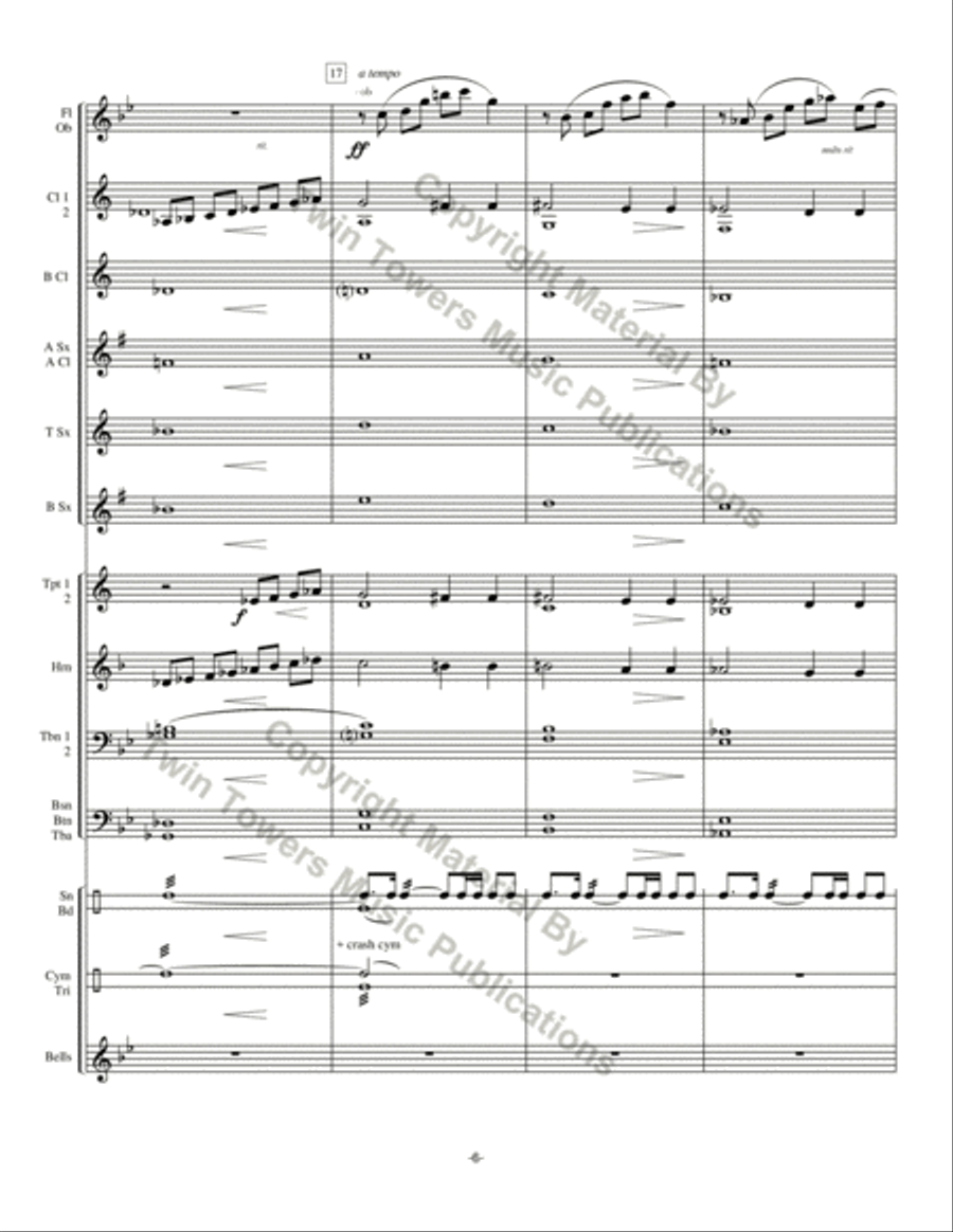 Chorale Prelude: For The Beauty of the Earth Concert Band scores gallery preview page 7