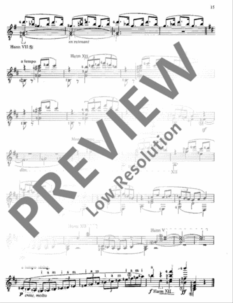 4 Dances 4 Dances Classical Guitar scores gallery preview page 16