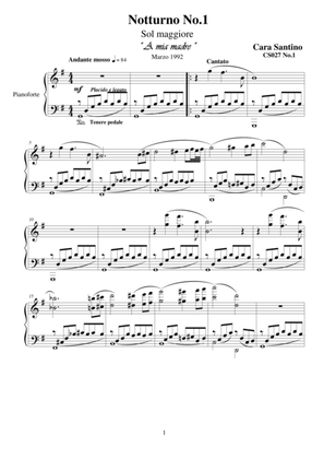 Two Nocturnes in G major for piano