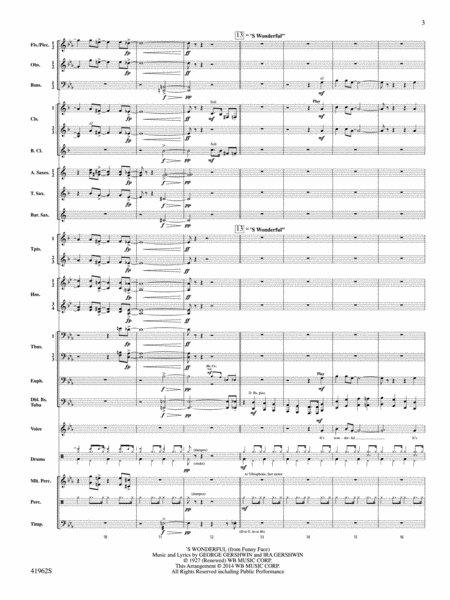 A Gershwin Tribute to Love: Score