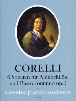 6 Sonaten für Altblockflöte und Basso Continuo op. 5, Teil II