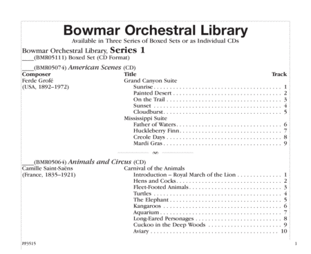 Bowmar Orchestral Library 1