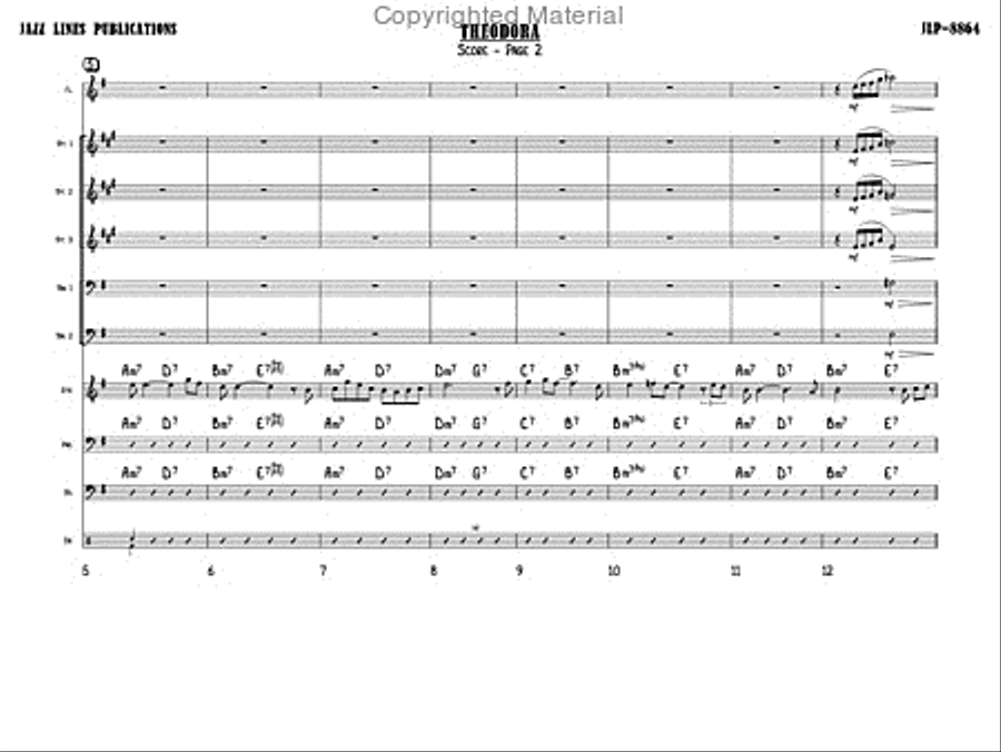 Theodora Big Band scores gallery preview page 5