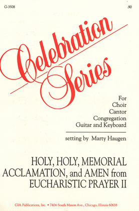 Book cover for Eucharistic Acclamations from Eucharistic Prayer II