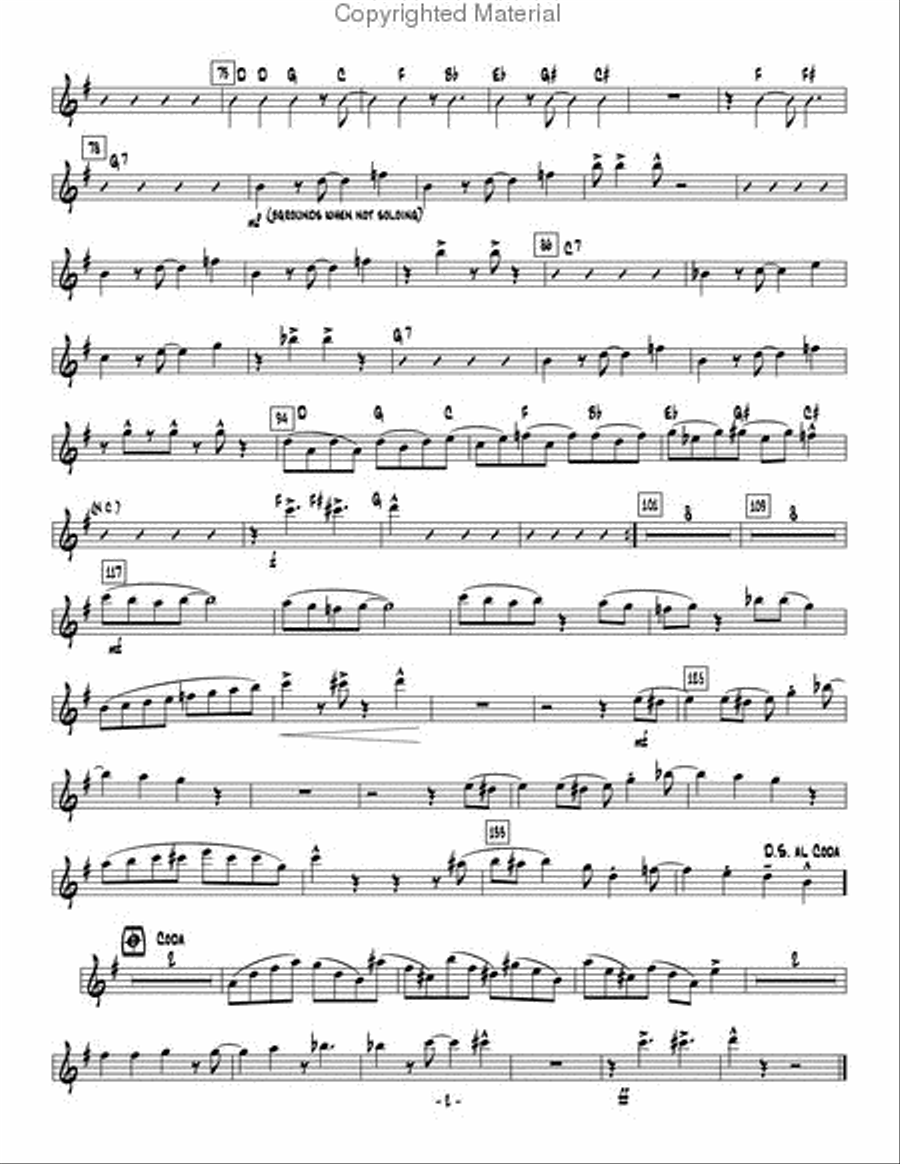 Eggs St. Jack Jazz Ensemble scores gallery preview page 19