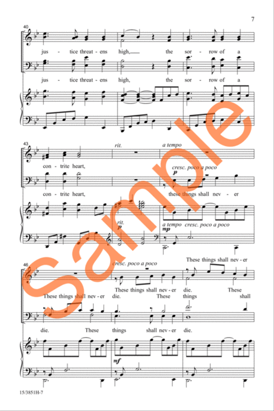 These Things Shall Never Die 4-Part scores gallery preview page 6