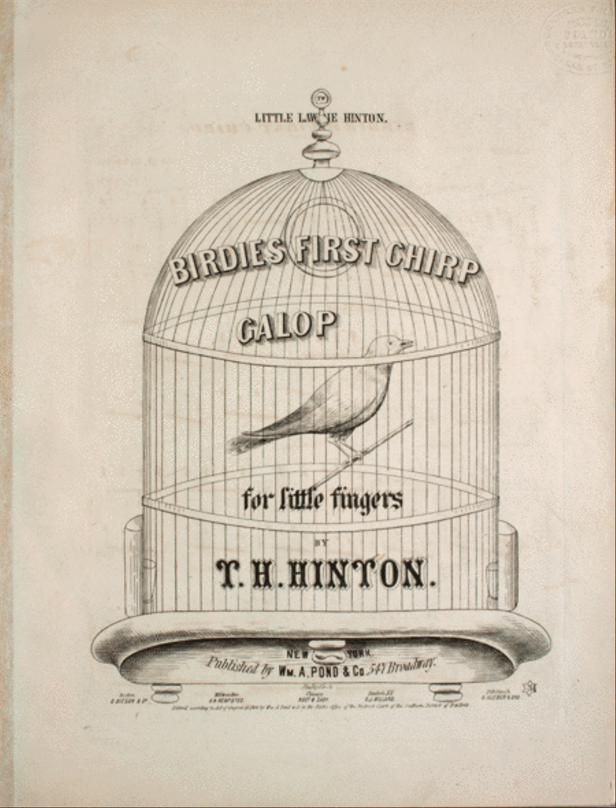 Birdie's First Chirp. Galop For Little Fingers Piano Method scores gallery preview page 1