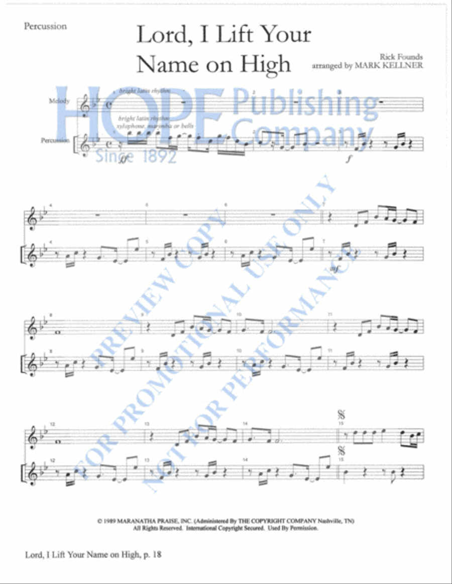 Praise Him with Instruments Orchestra scores gallery preview page 21