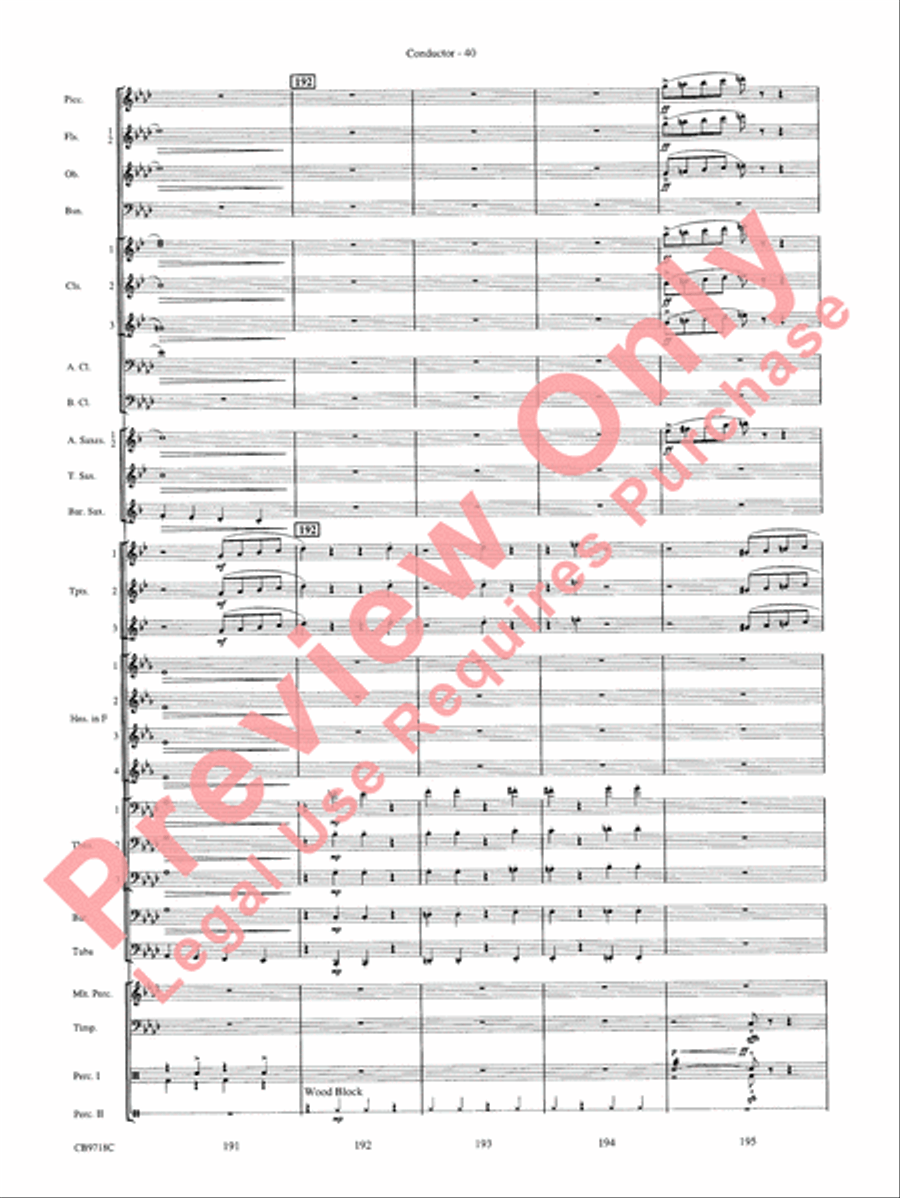 Gershwin! (Medley) Gershwin! (Medley) Concert Band scores gallery preview page 43