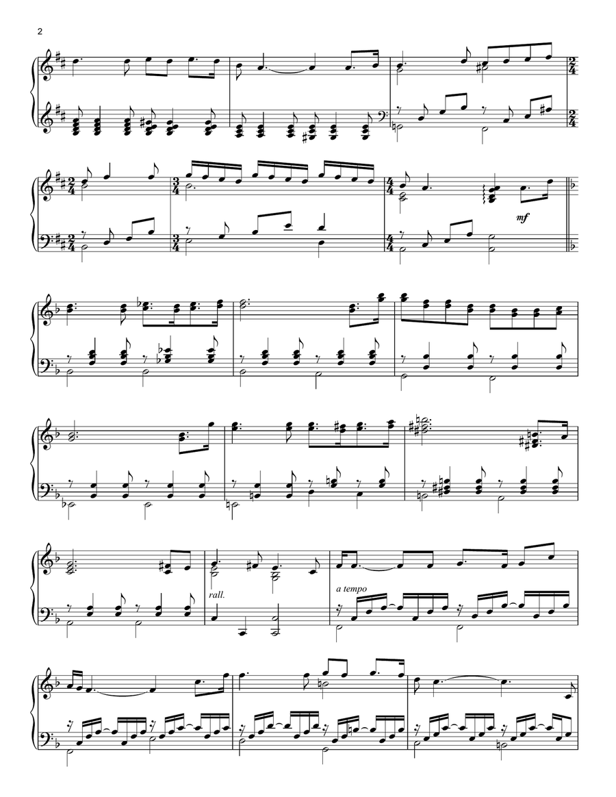 On My Own (from Les Miserables) Piano Solo scores gallery preview page 2