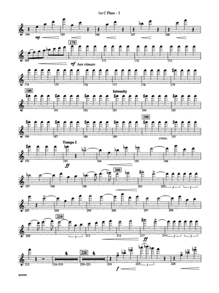 Symphony No. 3 for Band: Flute