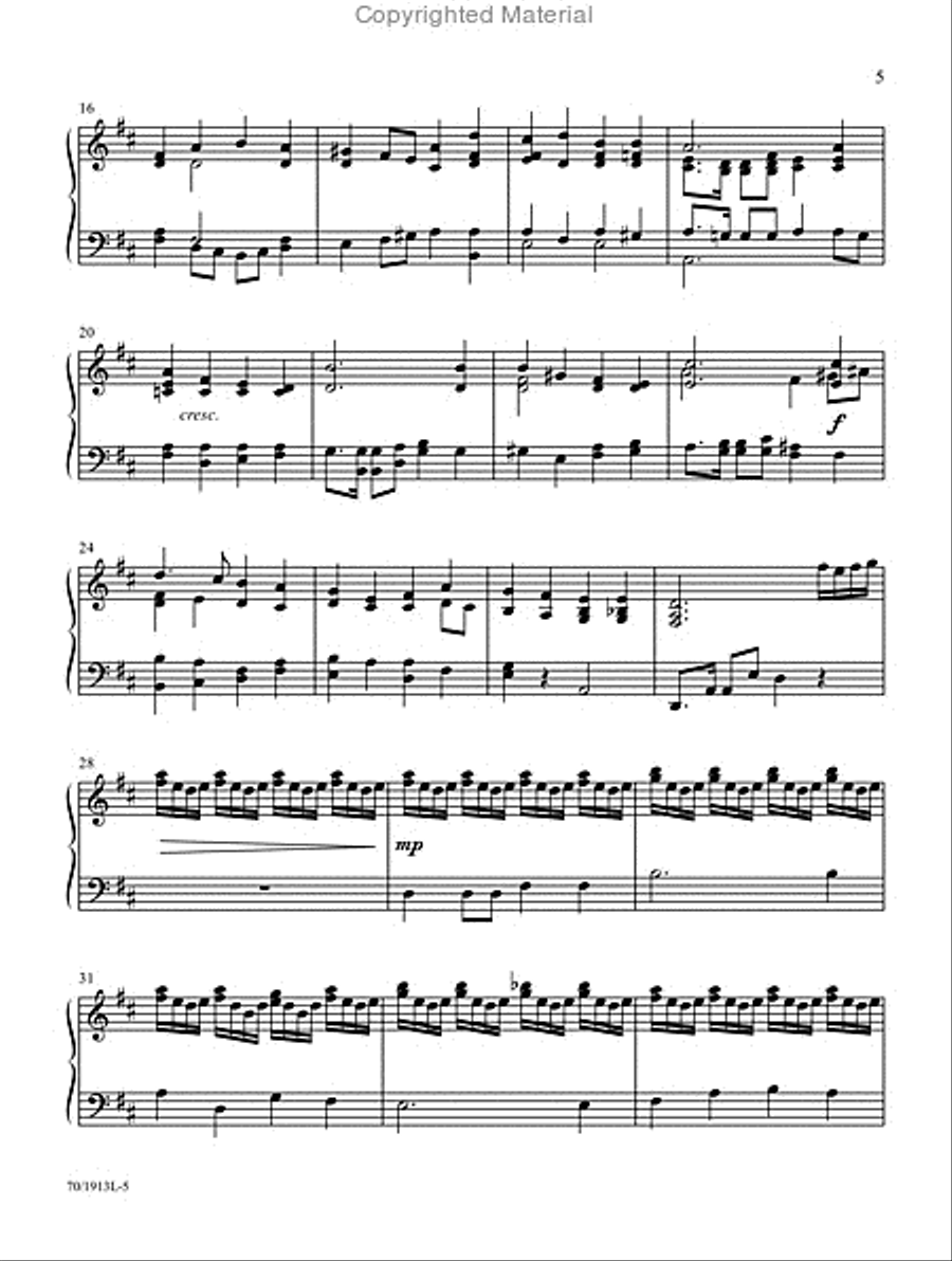 Risen to Reign Piano Solo scores gallery preview page 4