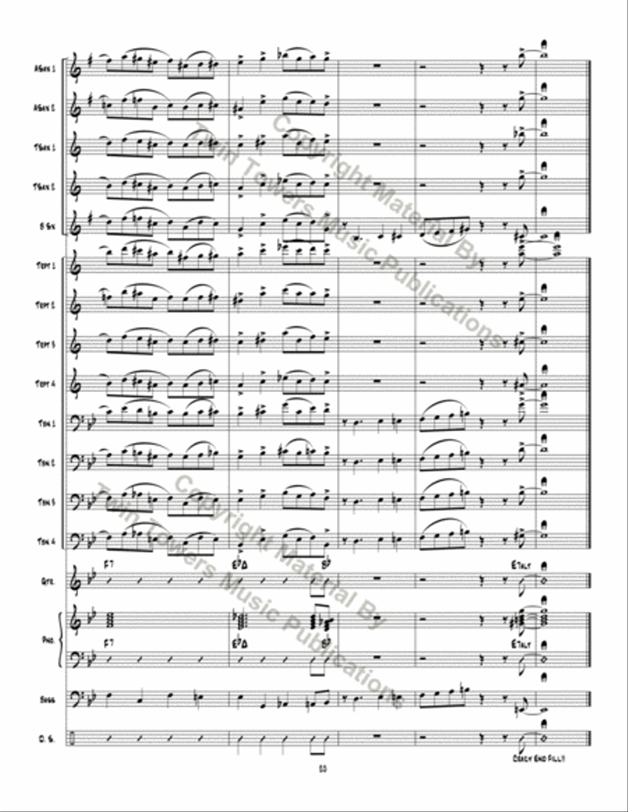 Junk Mix and Hubcap Sale Jazz Ensemble scores gallery preview page 21