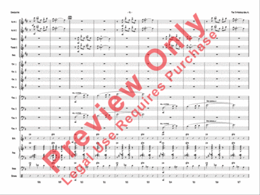 The Jitterbug Waltz Jazz Ensemble scores gallery preview page 34