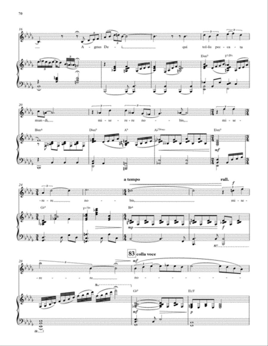 Mass in Blue 4-Part scores gallery preview page 21