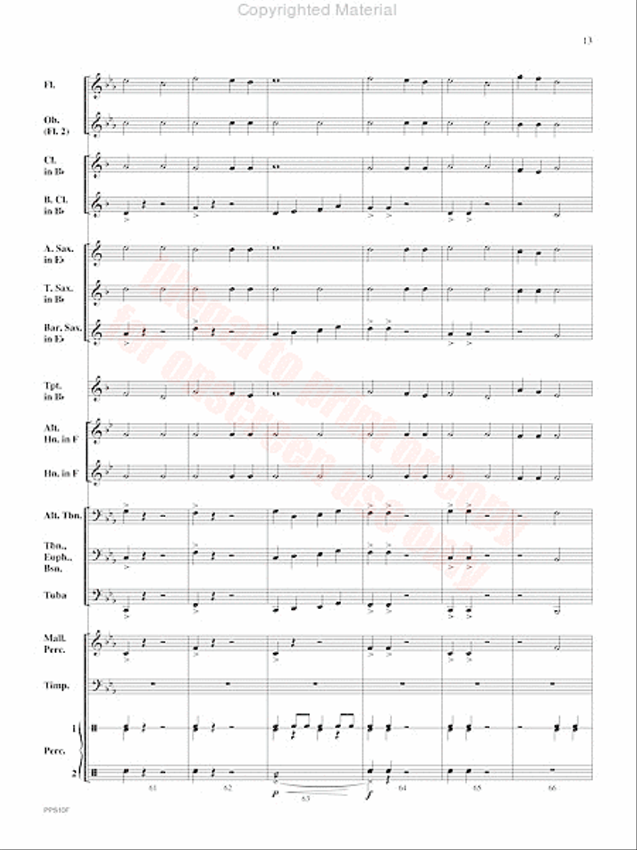 Mythos Concert Band scores gallery preview page 14