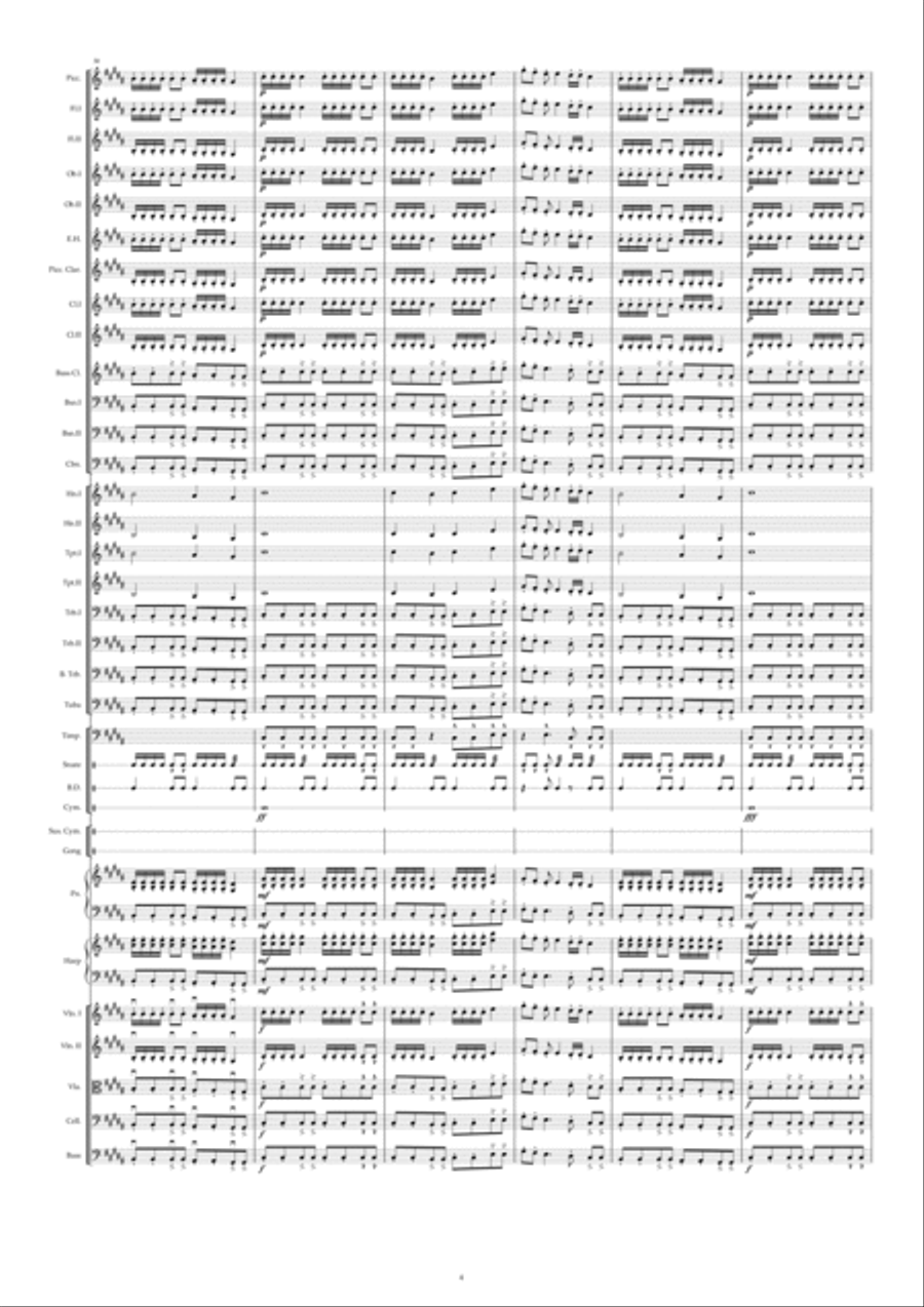 At the Heel of the Ruler Full Orchestra scores gallery preview page 4