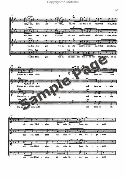 Quartets 12 Vol.2 Chorus Score