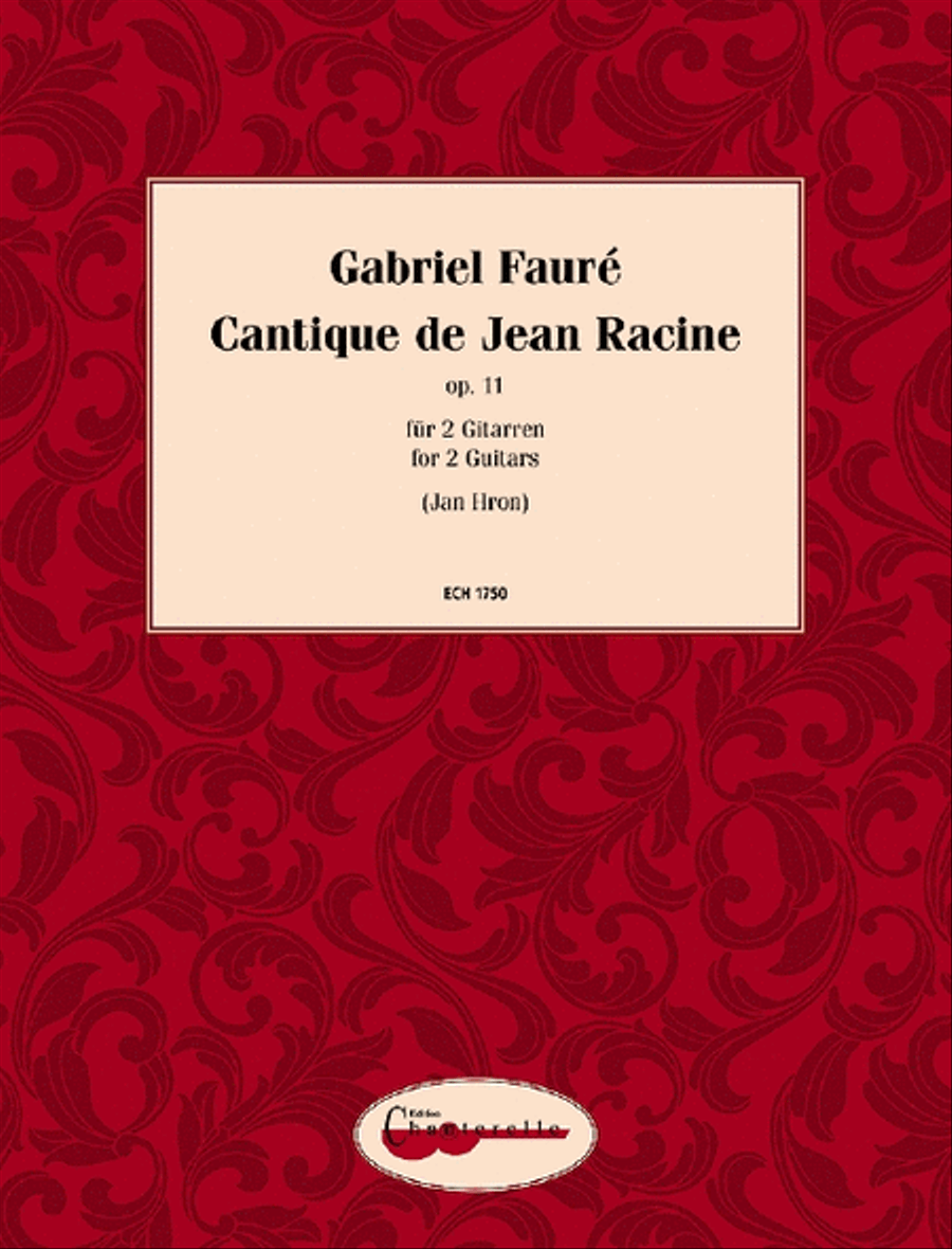 Cantique de Jean Racine Performance Score scores gallery preview page 1