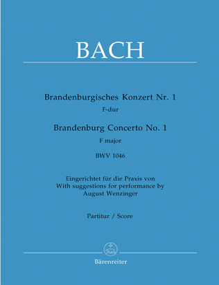 Brandenburg Concerto, No. 1 F major, BWV 1046
