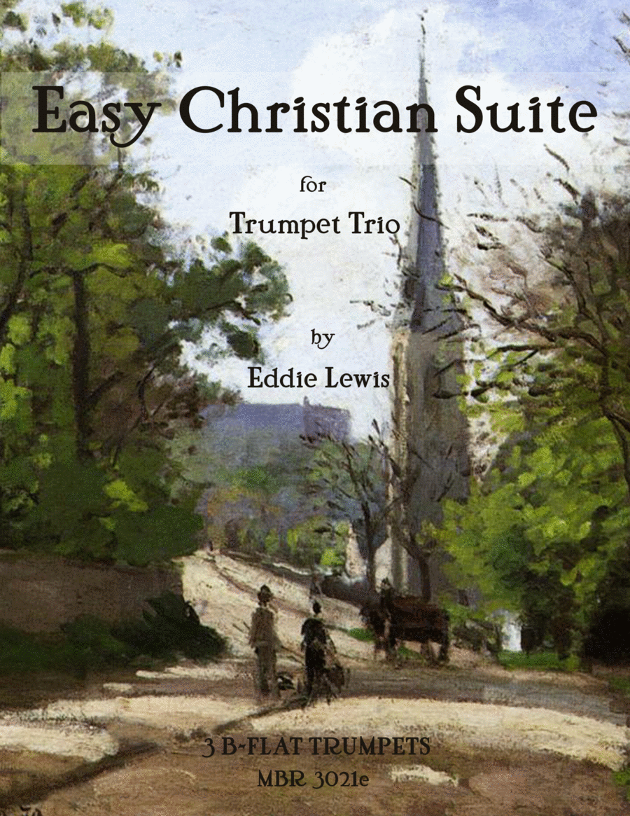 Easy Christian Suite for Trumpet Trio by Eddie Lewis Trumpet Trio scores gallery preview page 1