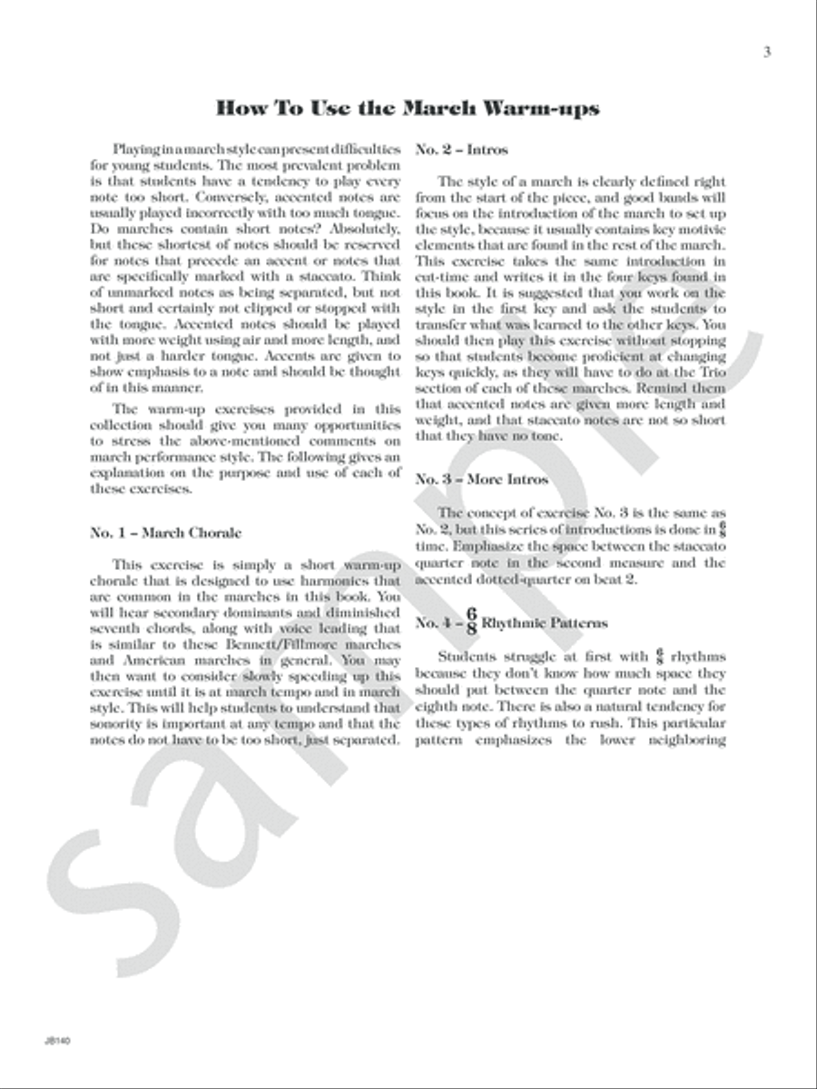 The New Bennett Band Book Concert Band scores gallery preview page 5