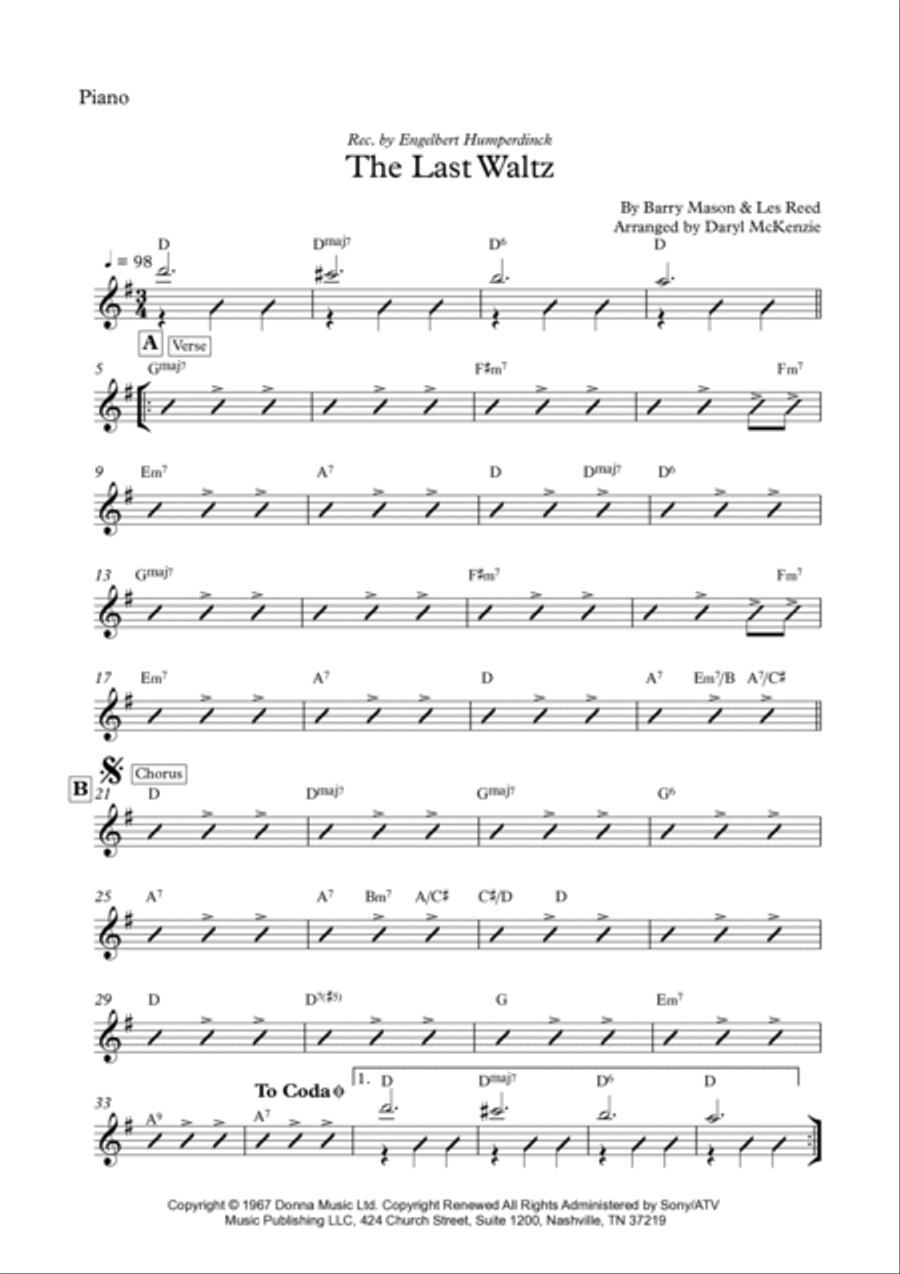 The Last Waltz The Last Waltz Bass Guitar scores gallery preview page 3