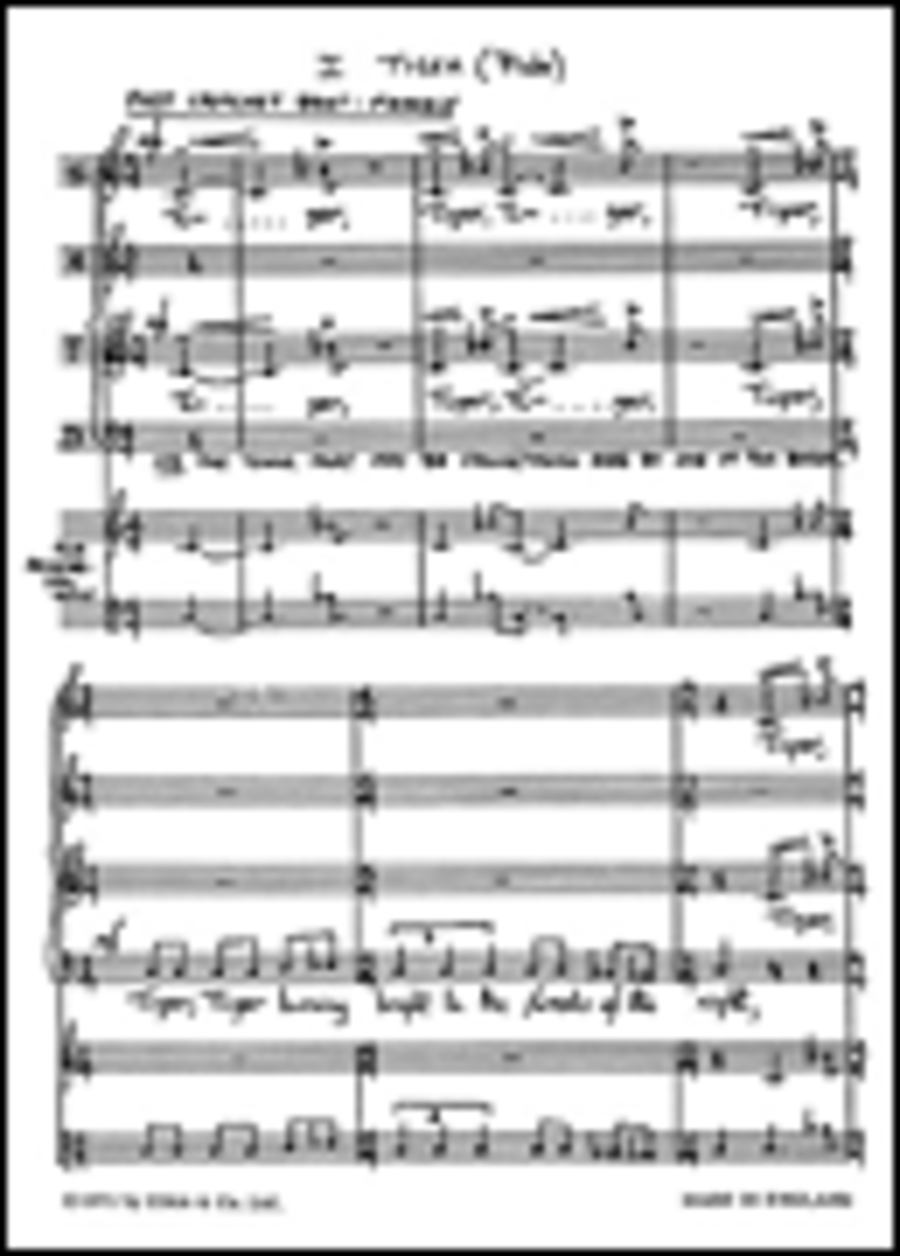 Geoffrey Bush: Menagerie (Vocal Score)