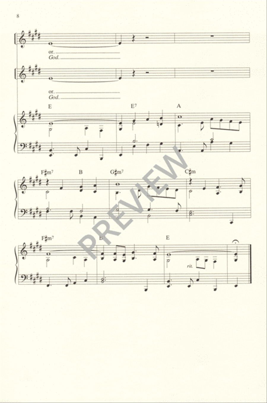 Pues Si Vivimos 3-Part scores gallery preview page 8