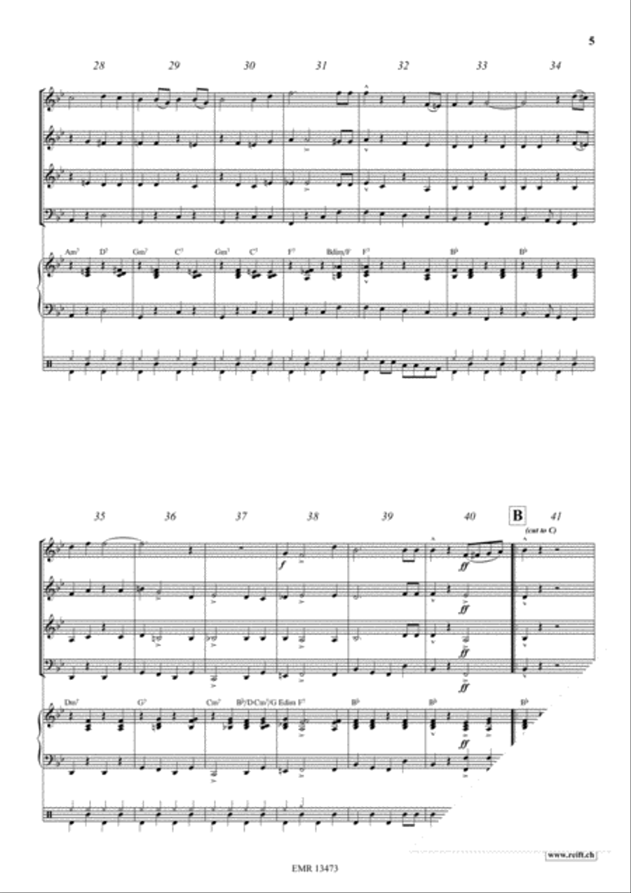 Strike Up The Band Strike Up The Band Woodwind Quartet scores gallery preview page 5