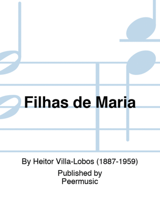 Book cover for Filhas de Maria