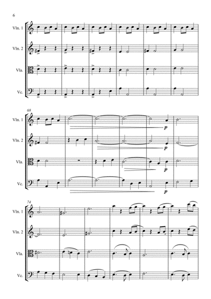 Fantasia on the Ukrainian Bell Carol - for String Quartet image number null