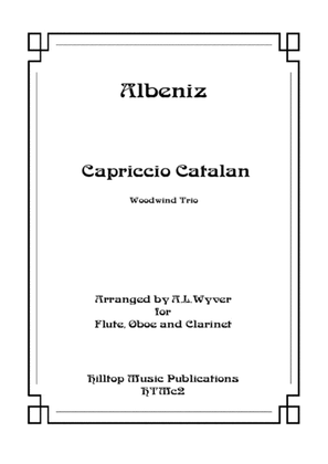 Book cover for Capriccio Catalan arr. flute, oboe, and clarinet