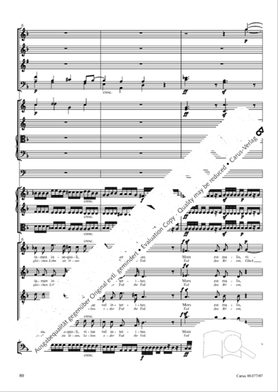 Lauda Sion 4-Part scores gallery preview page 93